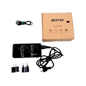 BESTEK Travel Voltage Converter 220V to 110V Adapter Set